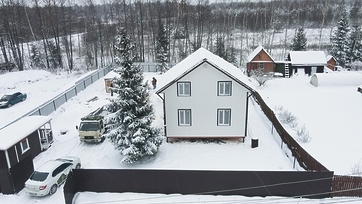 Труба водосточная 1 м Lux, пломбир - 3
