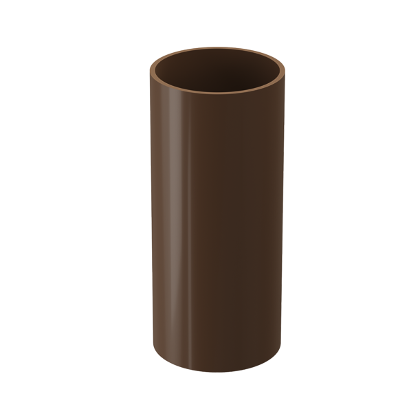 Труба водосточная 3 м Standard, светло-коричневый - 1