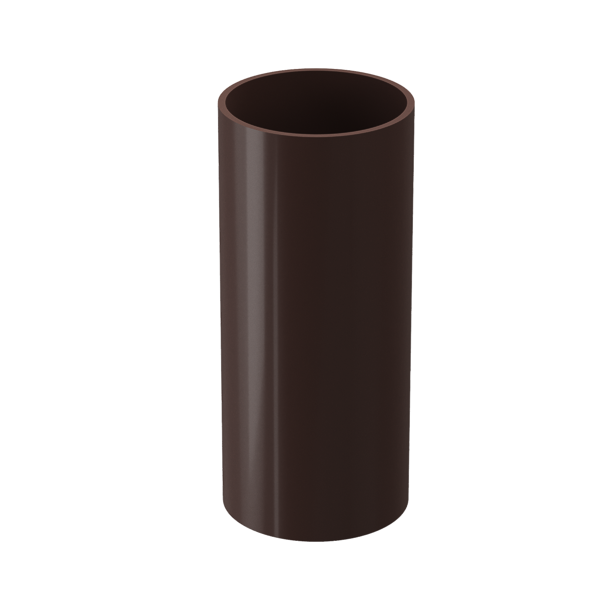 Труба водосточная 2 м Standard, тёмно-коричневый - 1