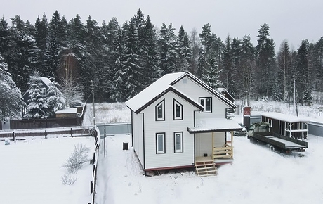 Труба водосточная 1 м Lux, пломбир - 89